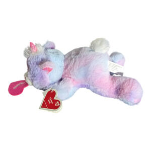 Valentine Plushie - Cute Purple/Rainbow Bear/Unicorn - New with Tag
